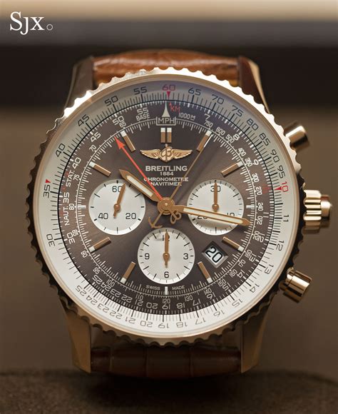 breitling navitimer bronze dial world's best|Breitling Navitimer chronograph.